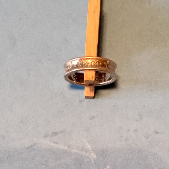 Tiffany & Co. Silver Textured Jewelry Ring - Picture 4 of 4